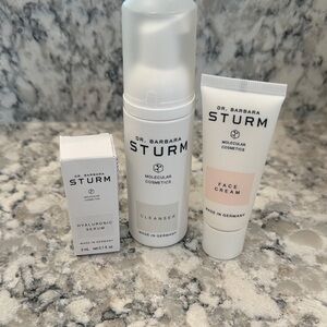 Dr. Barbara Sturm Cleanser and Face Cream Set - White and Cream